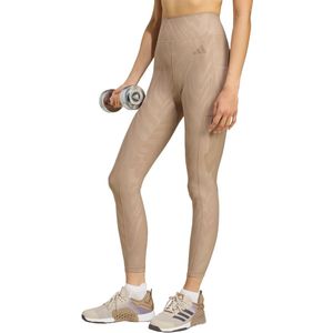 adidas - Performance Optime AOP - Legging - Bruin - Dames