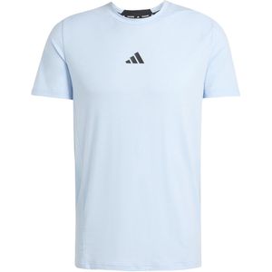 adidas - d4t tee - Training T-shirt - Blauw - Korte Mouw Heren