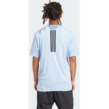 adidas - Performance Power 3-Stripes - T-shirt - Blauw