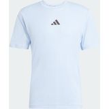 adidas - Performance Power 3-Stripes - T-shirt - Blauw