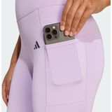 Optime - 3-Stripes Full Length Legging - Paars - Sportbroeken