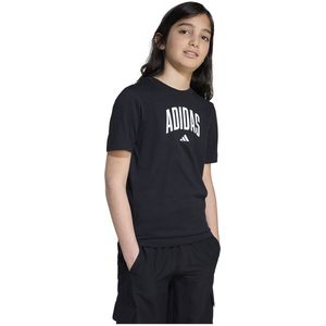 adidas - Sportswear - T-shirt - Zwart/Wit - Katoen