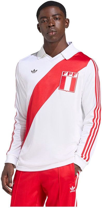 Adidas - Peru 1978 - T-shirt - Wit - Lange Mouwen