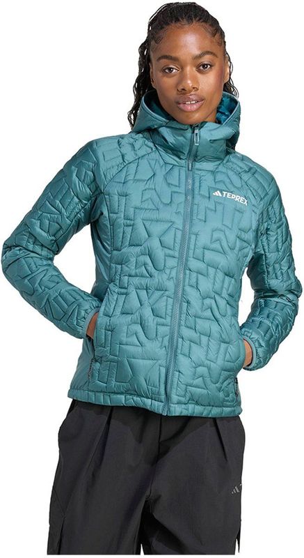 adidas - TERREX Xperior - Jas - Blauw - Primaloft Isolatie - Dames
