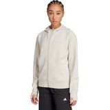 adidas - Performance Designed 4 Training - Ritshoodie - Beige - Dames