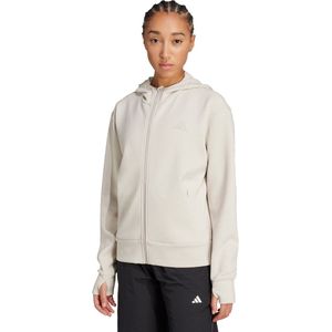 adidas - Performance Designed 4 Training - Ritshoodie - Beige - Dames