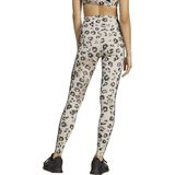 adidas Performance - Sportlegging - Beige - Polyester - Luipaardprint
