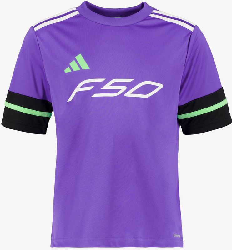 Adidas - F50 - T-shirt - Paars - Korte Mouwen