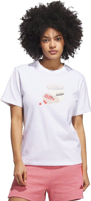 adidas - FARMMKT T - T-shirt - Wit - Sportief