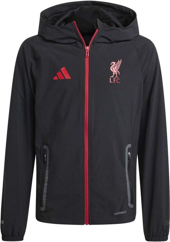 adidas - Liverpool Vis Tech Vest - Zwart Rood - Kids