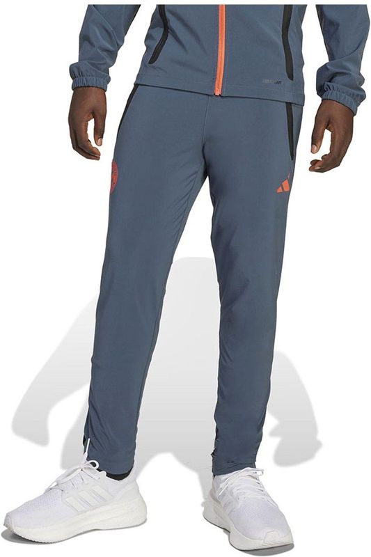 adidas - Bayern München Vis Tech - Trainingsbroek - Donkergrijs Oranje - 2025-2026 Kids