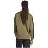 Olive Strata/Black - Sweater - Katoen/Polyester/Viscose - Regular Fit