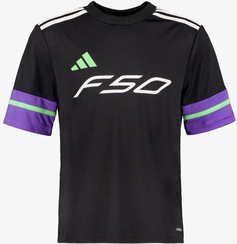 adidas - F50 - T-shirt - Zwart - Met Korte Mouwen