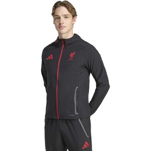 adidas - Liverpool Vis Tech Vest - Zwart Rood - Vochtafvoerend AEROREADY Materiaal