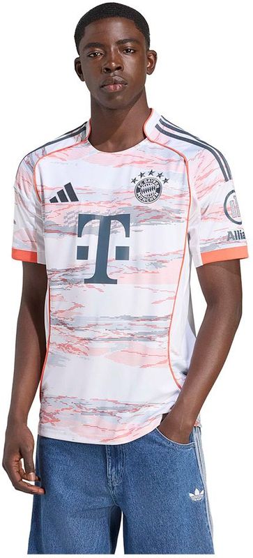 Adidas - Fc Bayern München Away 25-26 - Heren Truien - Wit - Poly Jersey