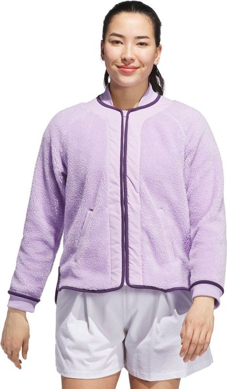 adidas - Performance Go-to Fleece Jack - Paars - Dames