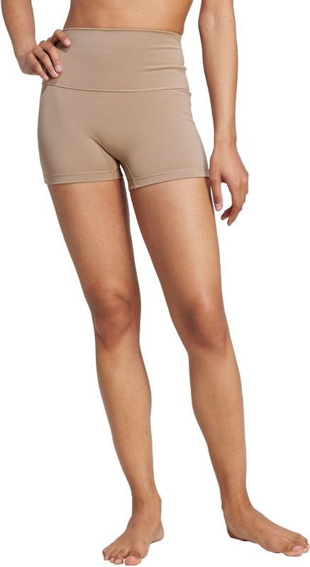 adidas - Performance All-Me Sculpt Booty - Korte Legging - Bruin - Dames