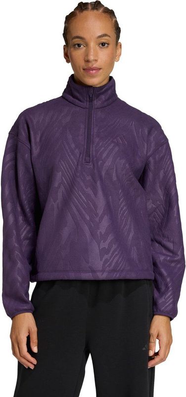 adidas - AOP Polar Fleece Pullover - Paars - Dames