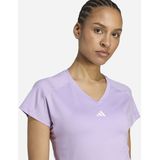 Adidas - T-Shirt Korte Mouw - Paars - Dames