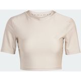 adidas - Performance Workout Essentials - T-shirt - Beige - Dames