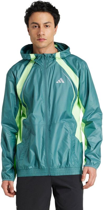 ADIDAS PERFORMANCE - Tech Apparel - Sportjas - Petrol / Mintgroen / Wit