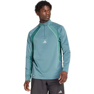 adidas - Performance Tech Apparel - 1/4 Zip Shirt - Groen - Heren