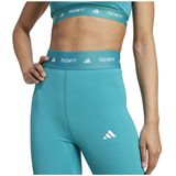 adidas - TECHFIT Capri Broeken - Zwart - Polyester - AEROREADY