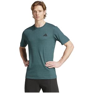 adidas - Train Essentials Feelready - T-shirt - Grijs - Korte Mouwen