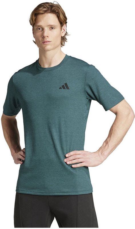 adidas - Train Essentials Feelready - T-shirt - Grijs - Korte Mouwen