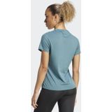 adidas Performance - Sportshirt - Blauw - Dames - Polyester - Aeroready Technologie
