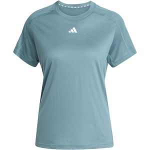 adidas Performance - Sportshirt - Blauw - Dames - Polyester - Aeroready Technologie