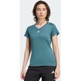 Adidas - Aeroready Train Essentials - T-shirt - Zwart - V-hals, Slim Fit, 93% Gerecycled Polyester