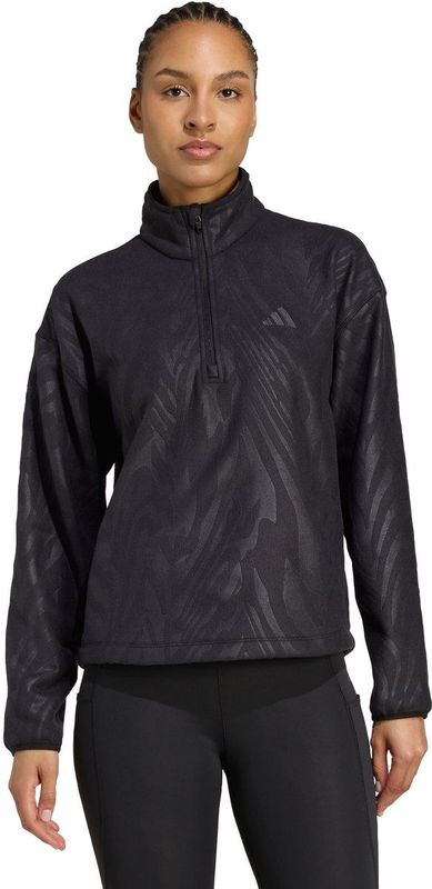 adidas - AOP Polar Fleece Pullover - Zwart - Dames