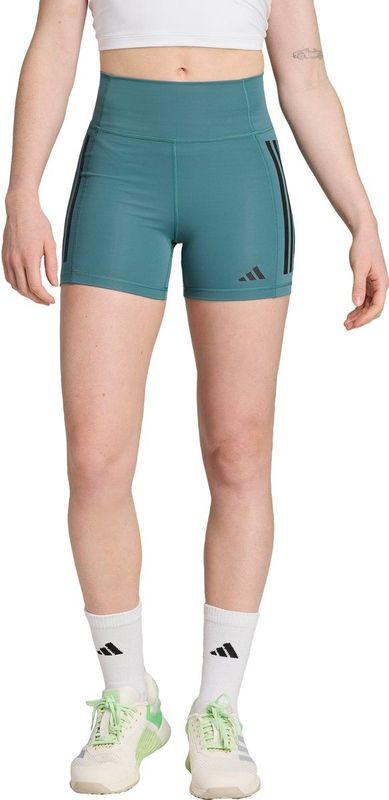 adidas - Optime 3 Stripes - Korte Leggings - Zwart