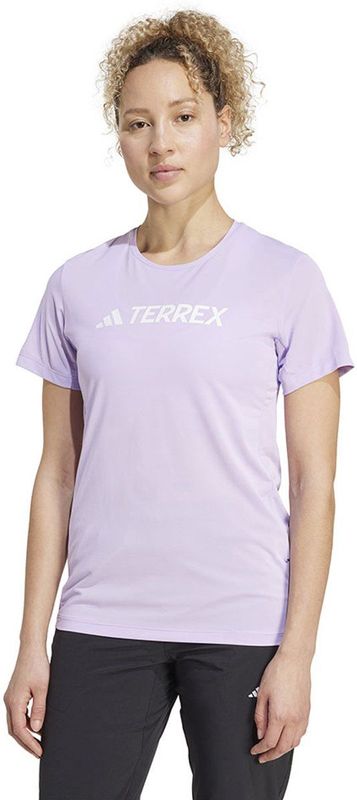 Adidas Terrex - Multi Climacool - T-shirt - Paars - Korte Mouwen