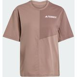 adidas - Terrex Multi Climacool T-shirt - Dames - Bruin - Katoen