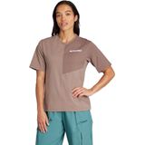 adidas - Terrex Multi Climacool T-shirt - Dames - Bruin - Katoen