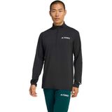 Adidas - Xperior Half Zip Longsleeve Tee - Zwart - T-shirt