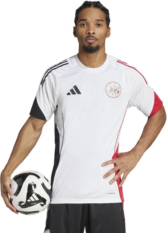 adidas Ajax Trainingsshirt 2025-2026 Wit Zwart Rood