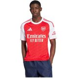 adidas - Arsenal Thuistenue 2025/26 - Voetbalshirt - Rood - Technische Stoffen