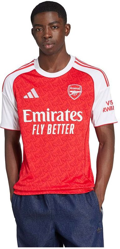adidas - Arsenal Thuistenue 2025/26 - Voetbalshirt - Rood - Technische Stoffen
