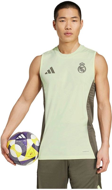 adidas - Real Madrid Tiro 25/26 - Mouwloos T-shirt - Groen - Regular Man