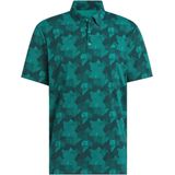 adidas - Performance Go-To Printed - Poloshirt - Groen - Heren