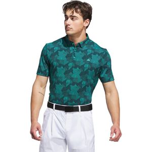 adidas - Performance Go-To Printed - Poloshirt - Groen - Heren