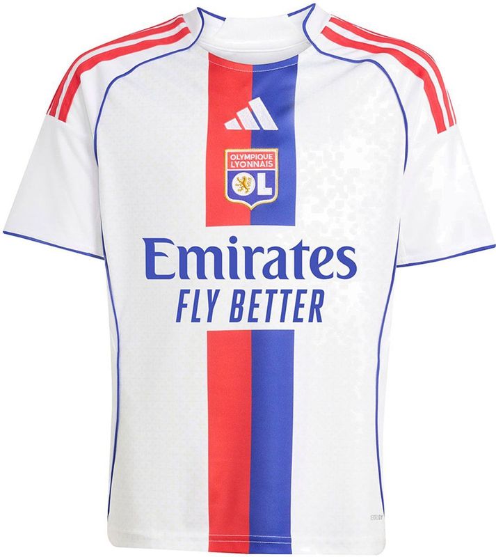 adidas - Olympique De Lyon 25/26 - Thuis Korte Mouw T-shirt - Junior