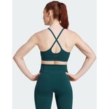 adidas - All Me Light-Support - Sportbeha - Groen - Dames