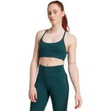 adidas - All Me Light-Support - Sportbeha - Groen - Dames