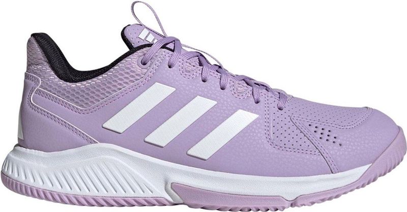 Badmintonschoenen - Powder Plum/Cloud White/Core Black - Vetersluiting - Laag