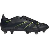 adidas - Predator League FT - Voetbalschoenen - Zwart Donkergrijs Neongeel - IJzeren Noppen