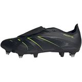 adidas - Predator League FT - Voetbalschoenen - Zwart Donkergrijs Neongeel - IJzeren Noppen